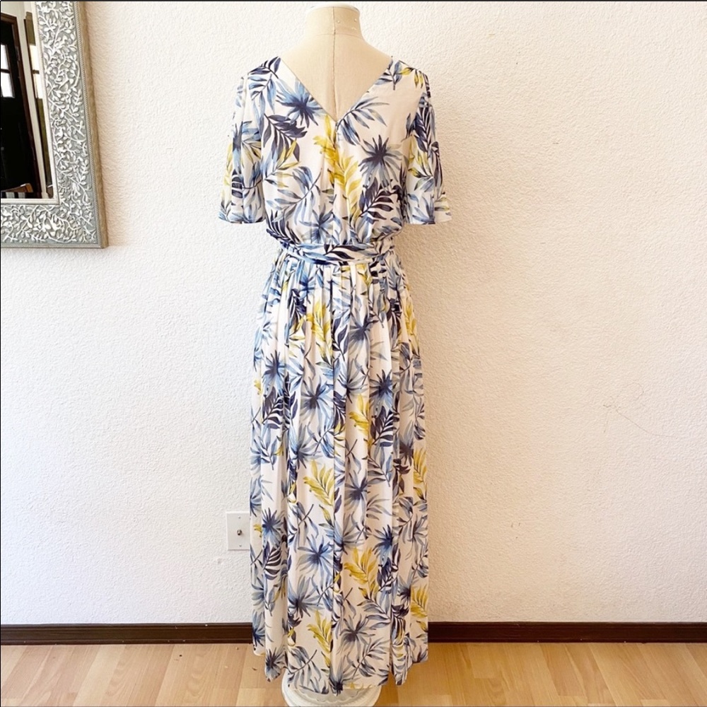 Gal Meets Glam Kiki Chiffon Dress Maxi New NWT - Picture 6 of 7
